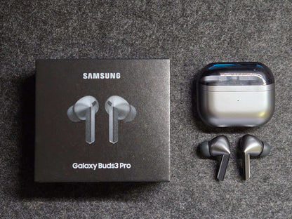 Samsung Galaxy Buds 3 Pro | Silver | ANC Wireless Bluetooth Earbuds with Adaptive AI & Immersive Sound