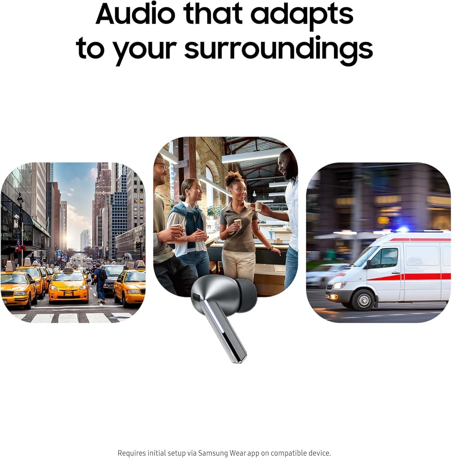 Samsung Galaxy Buds 3 Pro | Silver | ANC Wireless Bluetooth Earbuds with Adaptive AI & Immersive Sound