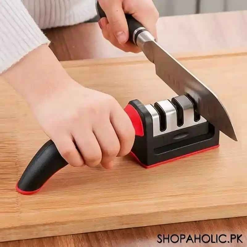 3-in-1 Knife Sharpener | 3-Stage Blade Restorer