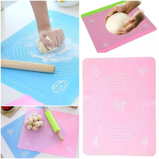 Silicone Roti & Baking Mat | Non-Stick Dough Rolling Sheet with Measurement Guide