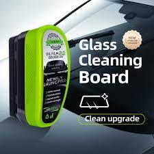 Oil Film Cleaning Brush Glass Cleaning Board Car Windshield Cleaner and Remover Powerful Visual Effect Enhancer | Assorted Colors