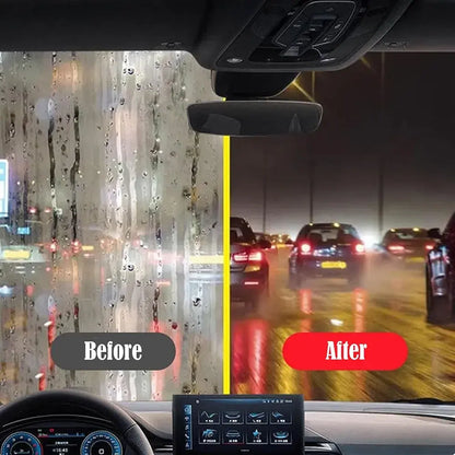 Oil Film Cleaning Brush Glass Cleaning Board Car Windshield Cleaner and Remover Powerful Visual Effect Enhancer | Assorted Colors