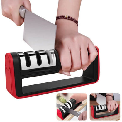 3-in-1 Knife Sharpener | 3-Stage Blade Restorer