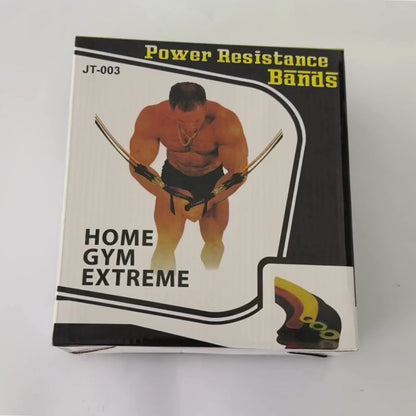 Gym Belt with Box | 5-in-1 Power Exercise Resistance Band Set | Adjustable Fitness Equipment for All