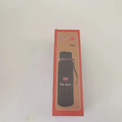 Digital Smart Vacuum 800ml Water Bottle | Stainless Steel Insulated Sports Bottle with LED Temperature Display | Hot & Cold | Random colors